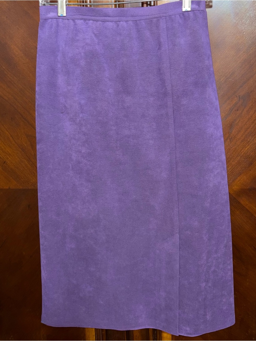 Purple Women's Suede look Pencil Skirt